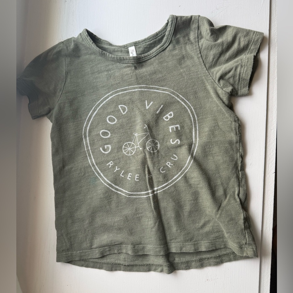 Rylee + Cru good vibes bicycle t-shirt